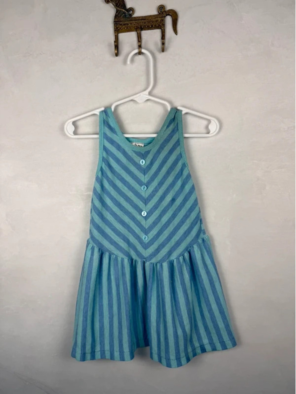 Vintage striped dress size 2T